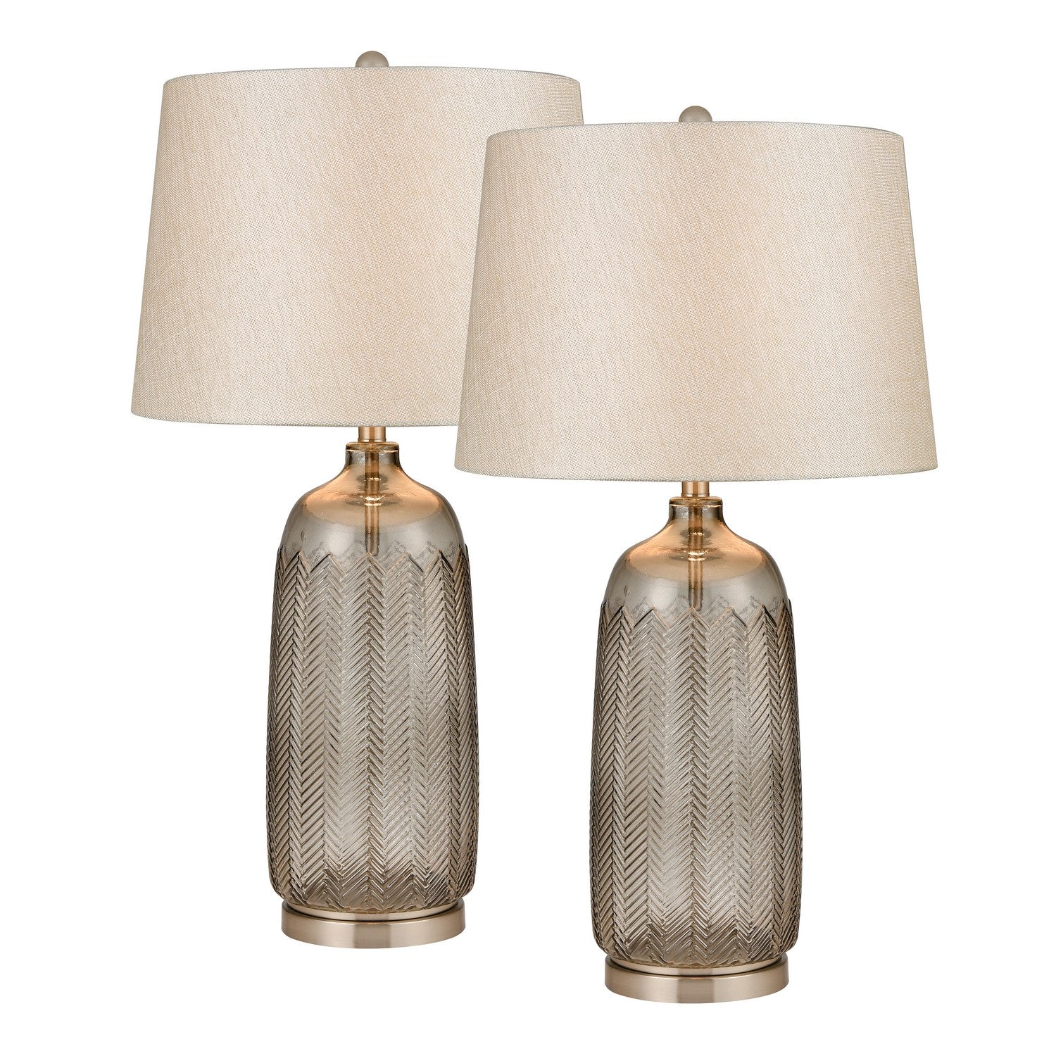 ELK Home - S0019-9481/S2 - One Light Table Lamp - Set of 2 - Lupin - Smoke Gray