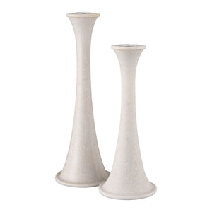 ELK Home - S0037-11226/S2 - Candleholder - Set of 2 - Bonnie - Alabaster