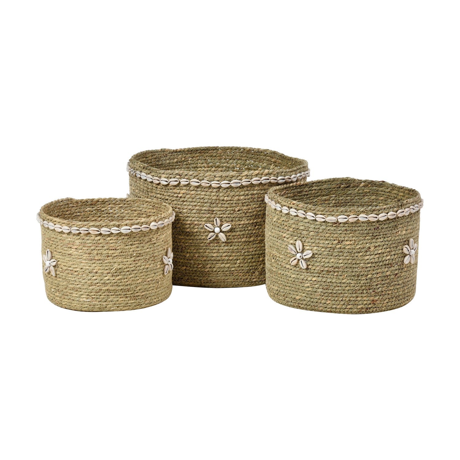 ELK Home - S0067-11267/S3 - Basket - Set of 3 - Hanks - Natural