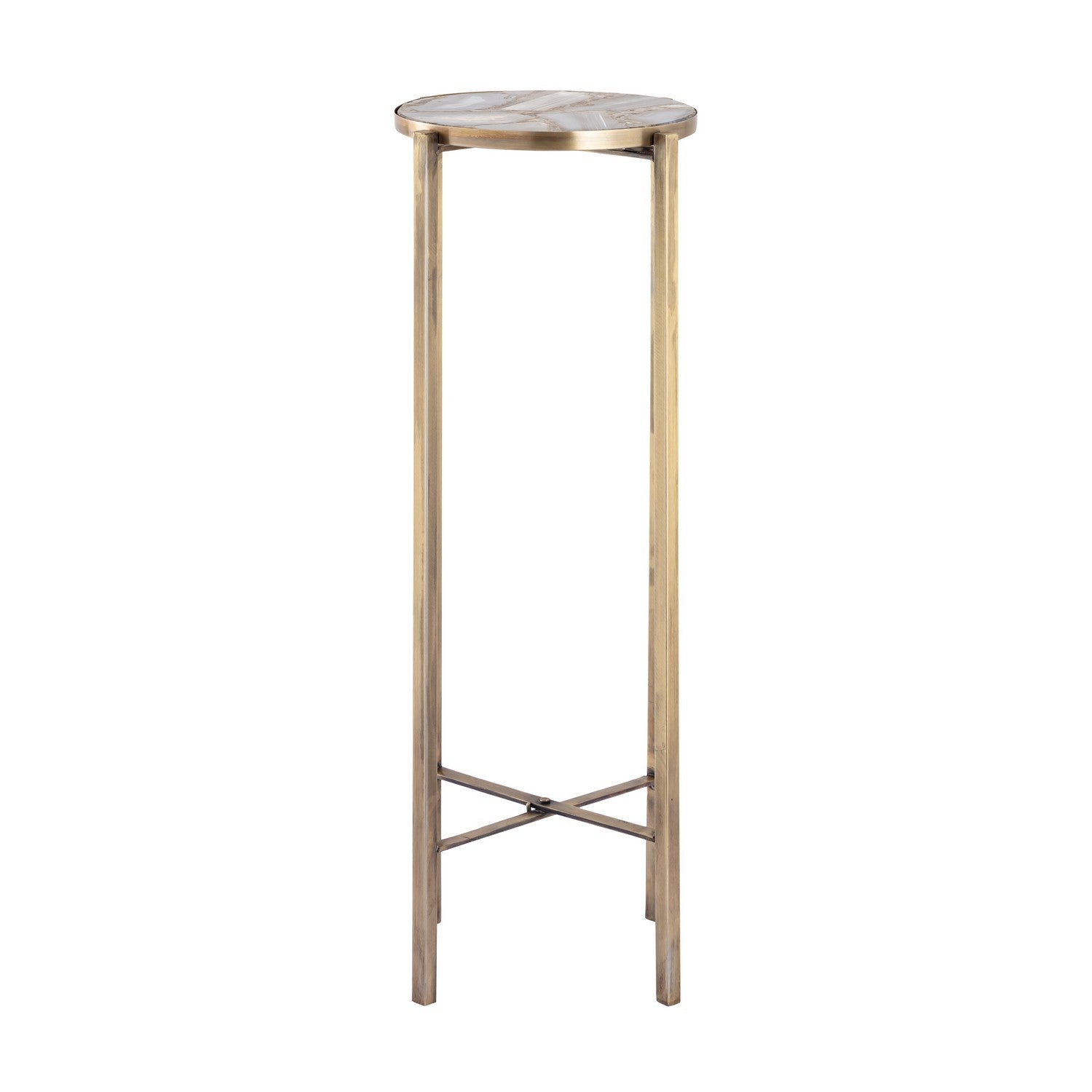 ELK Home - S0805-11210 - Accent Table - Watkins - Antique Brass