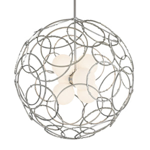 Hubbardton Forge - 131602-SKT-MULT-85-GG0677 - Six Light Pendant - Olympus - Sterling