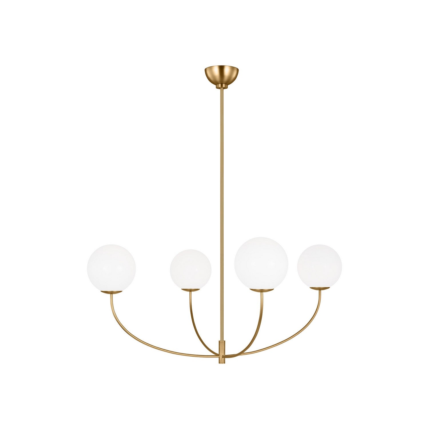 Visual Comfort Studio - AEC1124BBS - Four Light Chandelier - Galassia - Burnished Brass