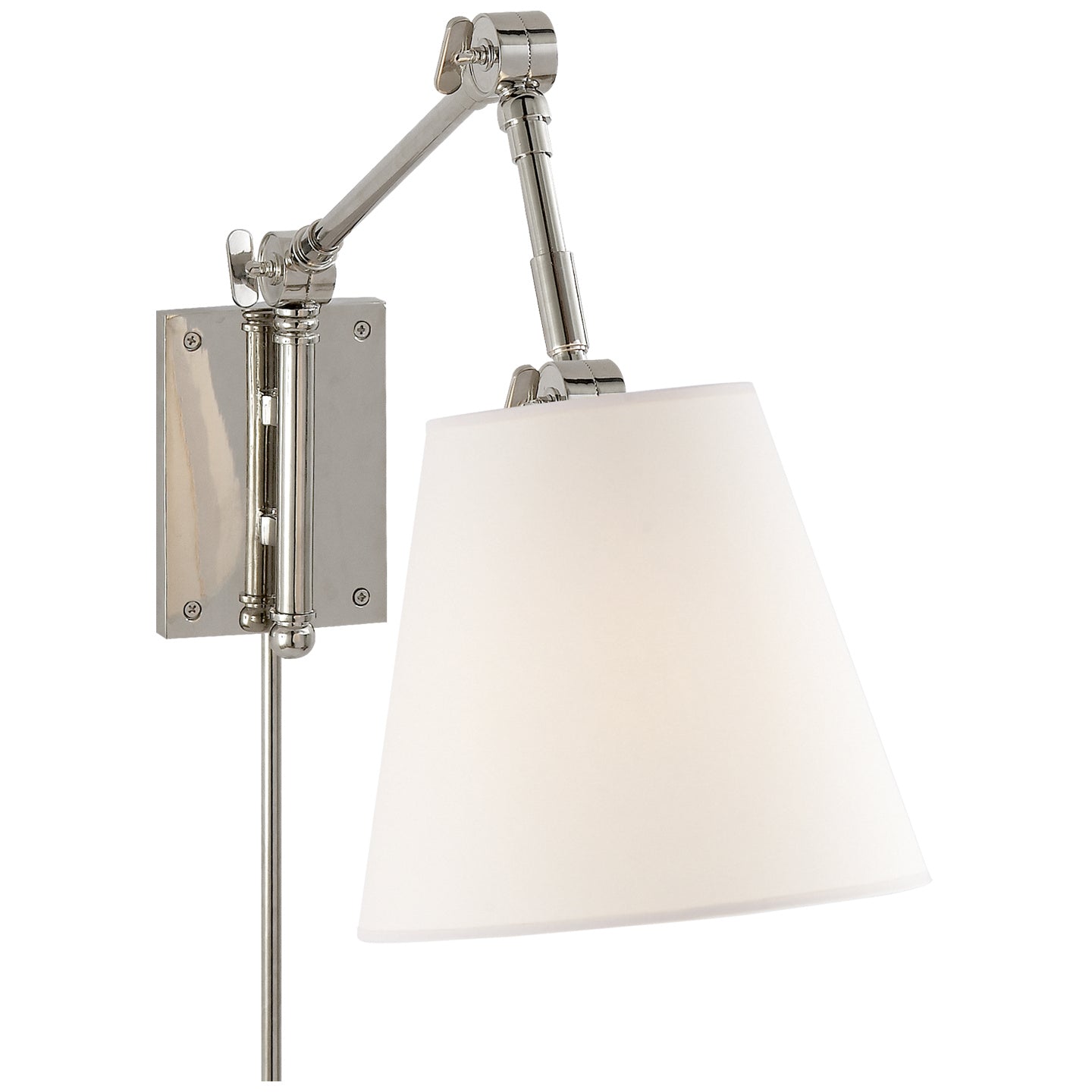 Visual Comfort Signature - SK 2115PN-L - One Light Wall Sconce - Graves - Polished Nickel