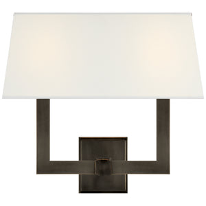 Visual Comfort Signature - SL 2820BZ-L2 - Two Light Wall Sconce - Square Tube - Bronze