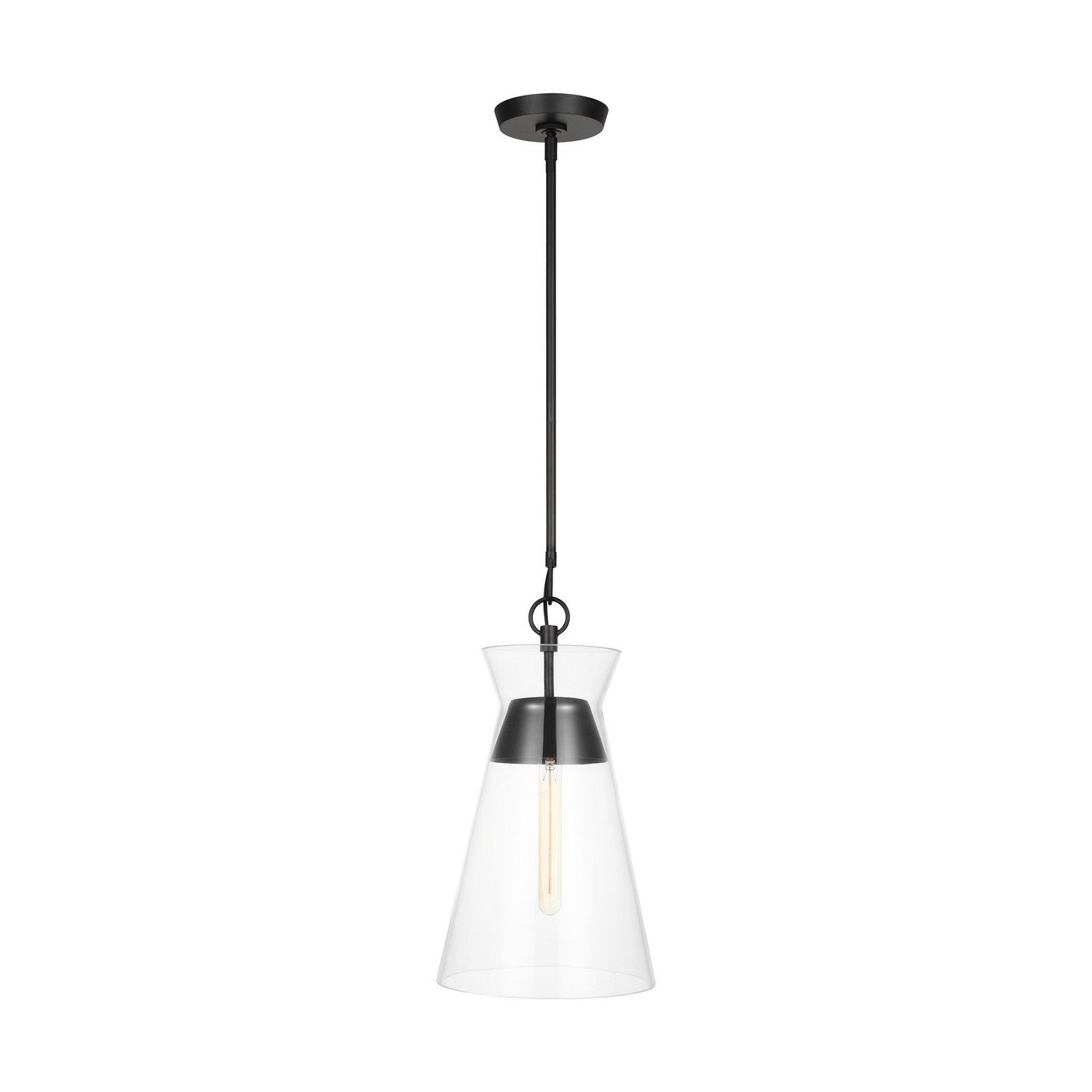 Visual Comfort Studio - CP1021AI - One Light Pendant - Atlantic - Aged Iron