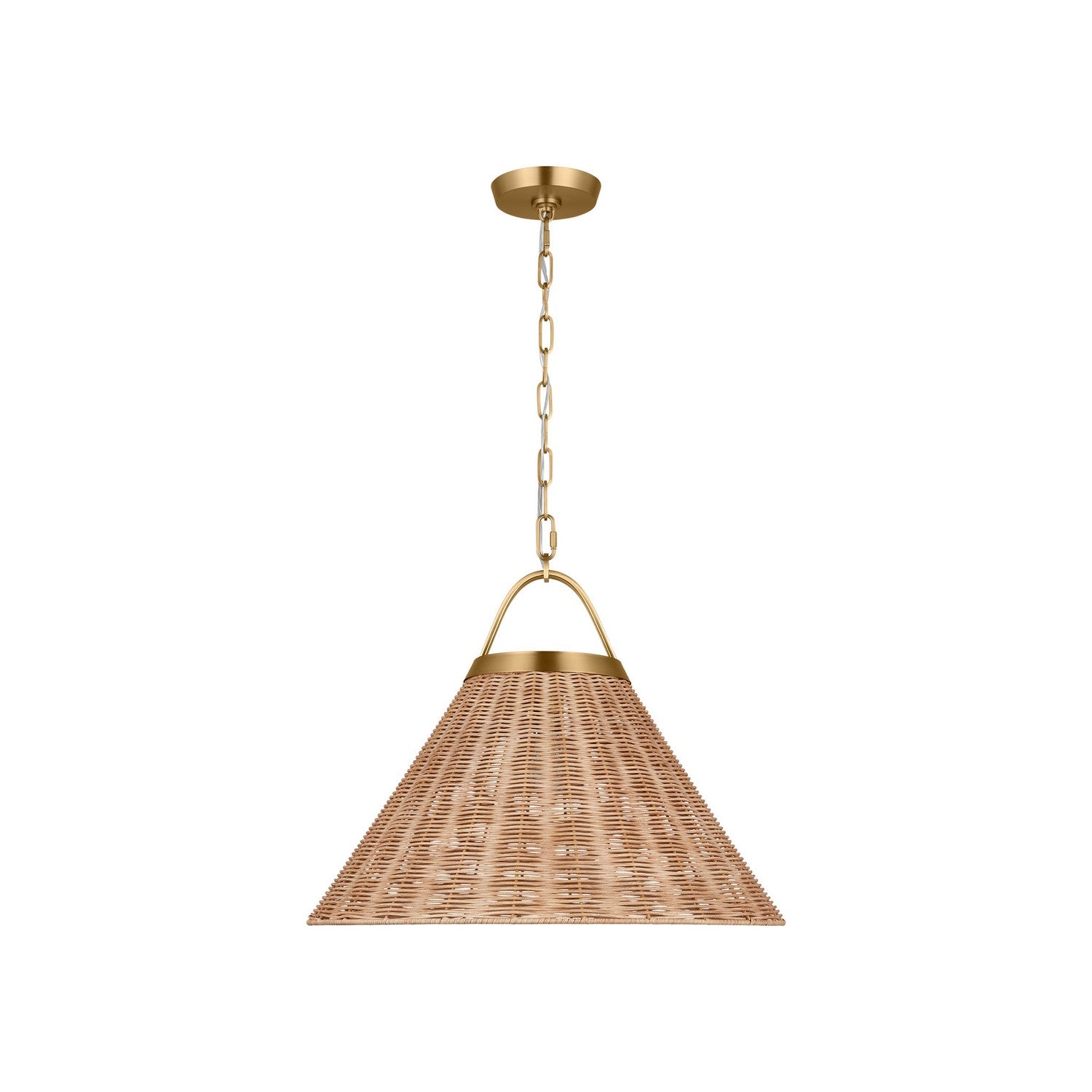 Visual Comfort Studio - CP1431BBS - One Light Pendant - Whitby - Burnished Brass