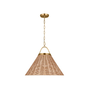 Visual Comfort Studio - CP1431BBS - One Light Pendant - Whitby - Burnished Brass