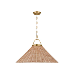 Visual Comfort Studio - CP1431BBS - One Light Pendant - Whitby - Burnished Brass