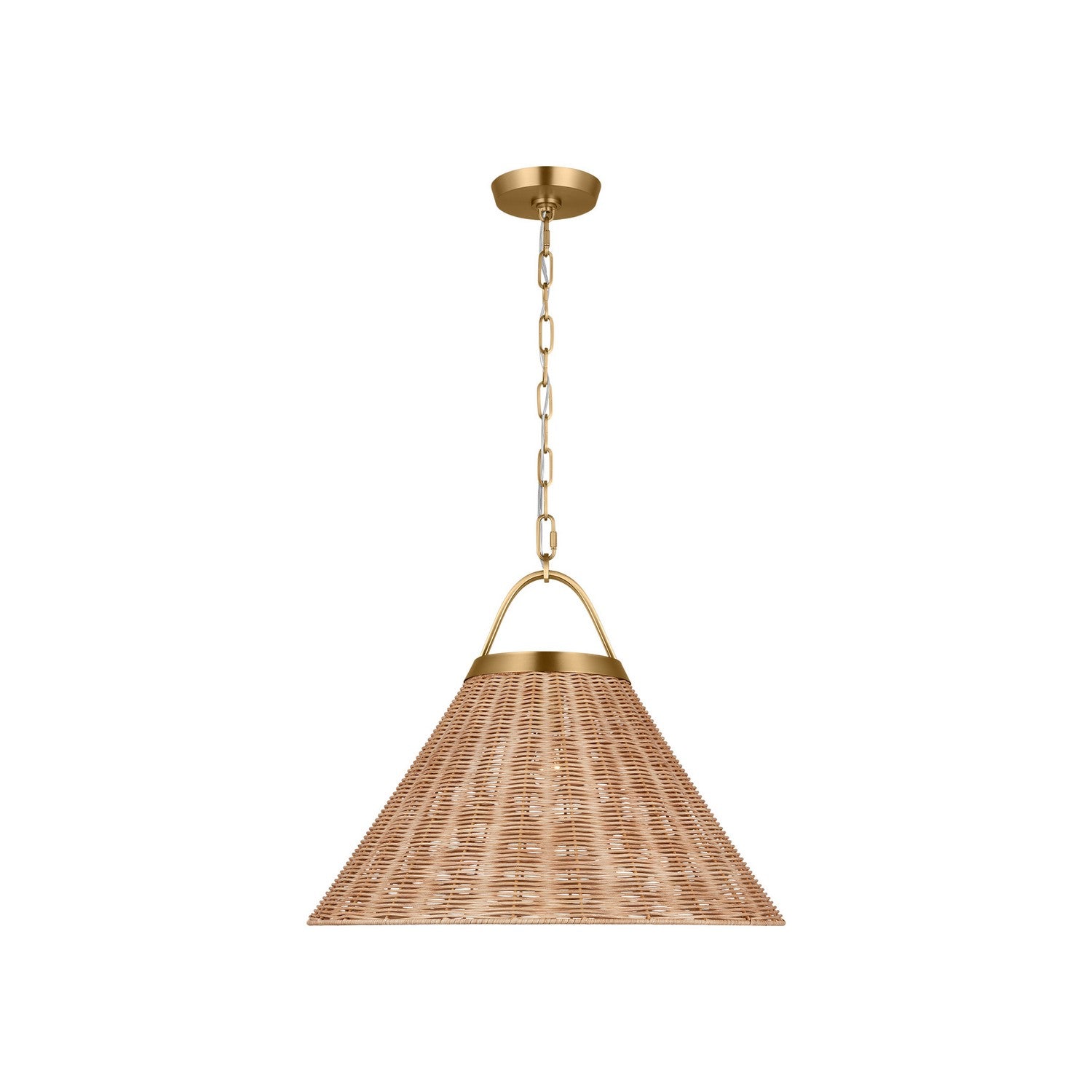 Visual Comfort Studio - CP1441BBS - One Light Pendant - Whitby - Burnished Brass