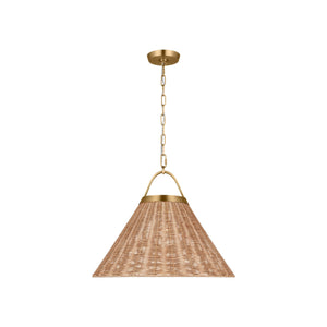 Visual Comfort Studio - CP1441BBS - One Light Pendant - Whitby - Burnished Brass
