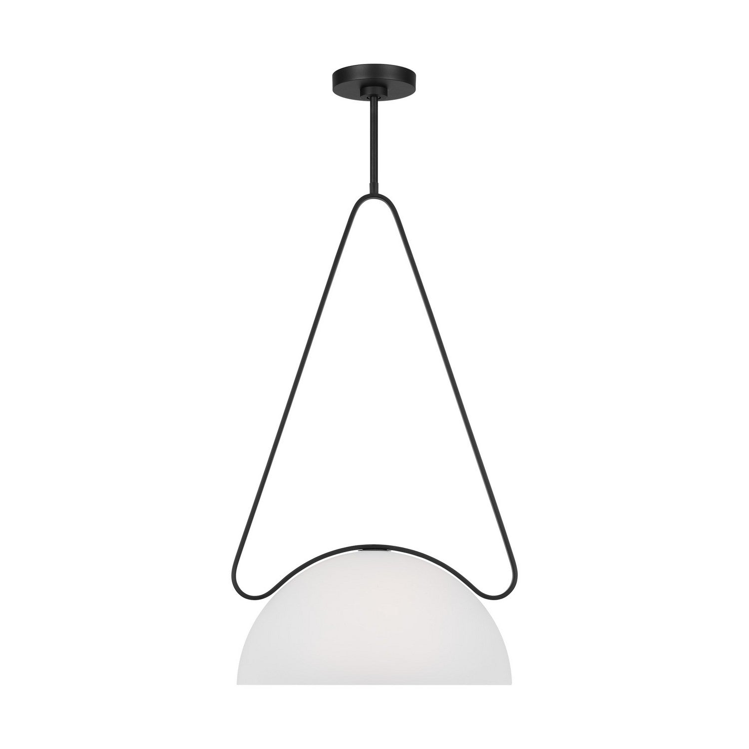 Visual Comfort Studio - KP1161MBK - One Light Pendant - Nido - Midnight Black