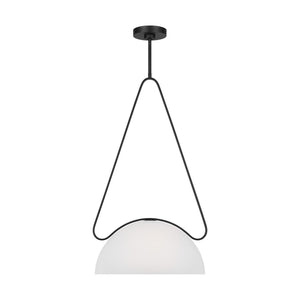 Visual Comfort Studio - KP1161MBK - One Light Pendant - Nido - Midnight Black