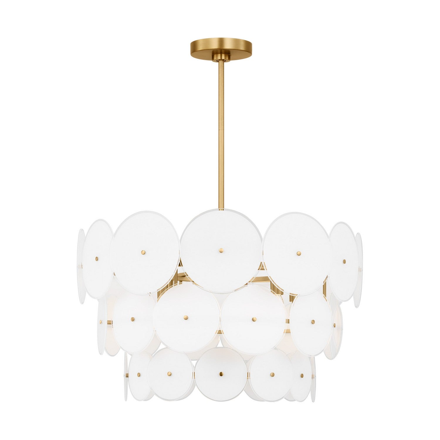 Visual Comfort Studio - KSC10912BBS - 12 Light Chandelier - Emery - Burnished Brass