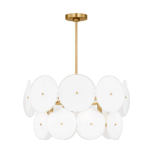 Visual Comfort Studio - KSC1106BBS - Six Light Chandelier - Emery - Burnished Brass