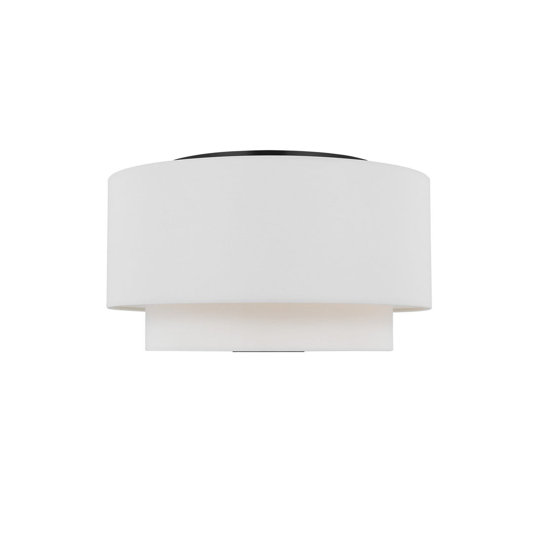 Visual Comfort Studio - KSF1043MBK - Three Light Flush Mount - Sawyer - Midnight Black