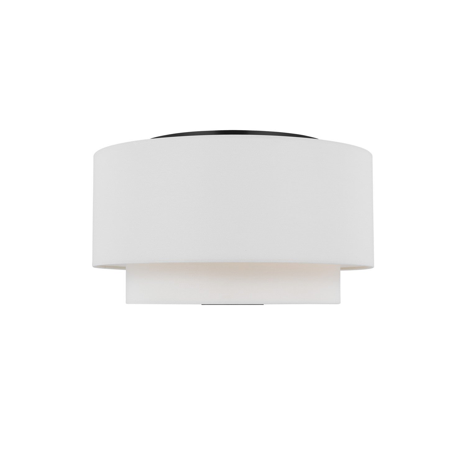 Visual Comfort Studio - KSF1043MBK - Three Light Flush Mount - Sawyer - Midnight Black