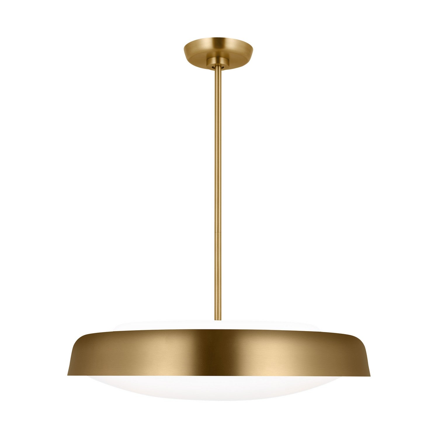 Visual Comfort Studio - KSP1133BBS - Three Light Pendant - Draper - Burnished Brass