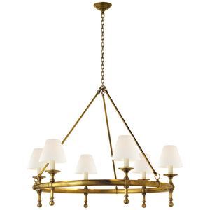 Visual Comfort Signature - SL 5812HAB-L - Six Light Chandelier - Classic - Hand-Rubbed Antique Brass