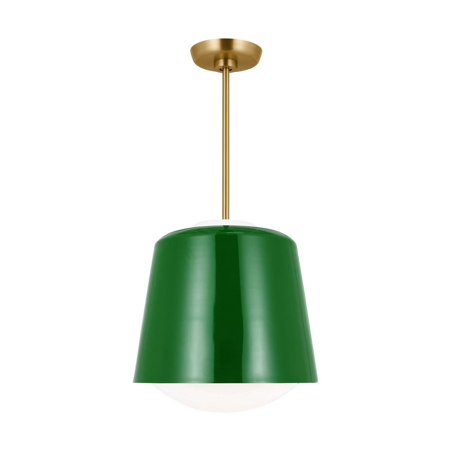 Visual Comfort Studio - KSP1141GRN - One Light Pendant - Draper - Green