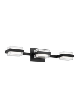 Visual Comfort Modern - 700BCKMD3HB-LED930 - LED Bath Vanity - Kamden - Nightshade Black