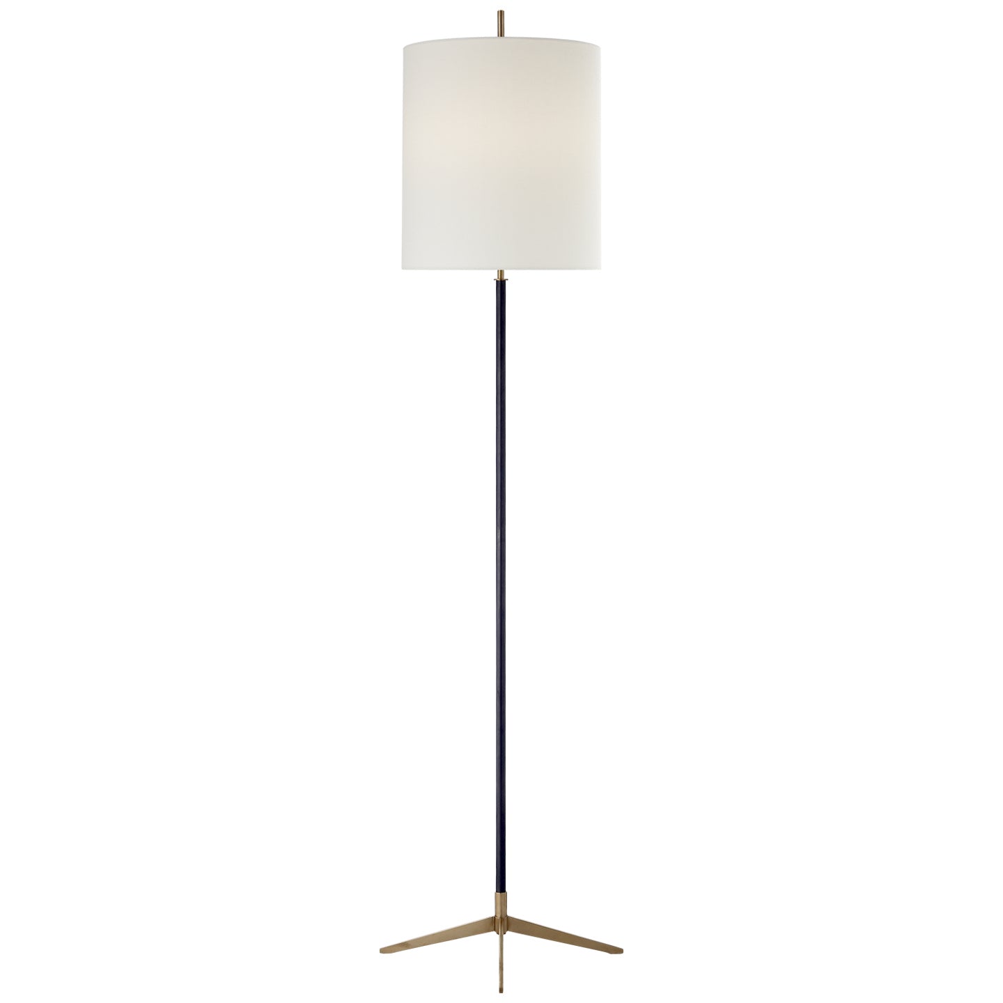 Visual Comfort Signature - TOB 1153BZ/HAB-L - Two Light Floor Lamp - Caron - Bronze with Antique Brass