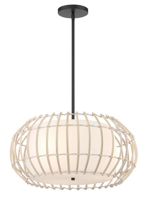 Minka-Lavery - 1105-66A - Three Light Pendant - Watermill by Robin Baron - Coal