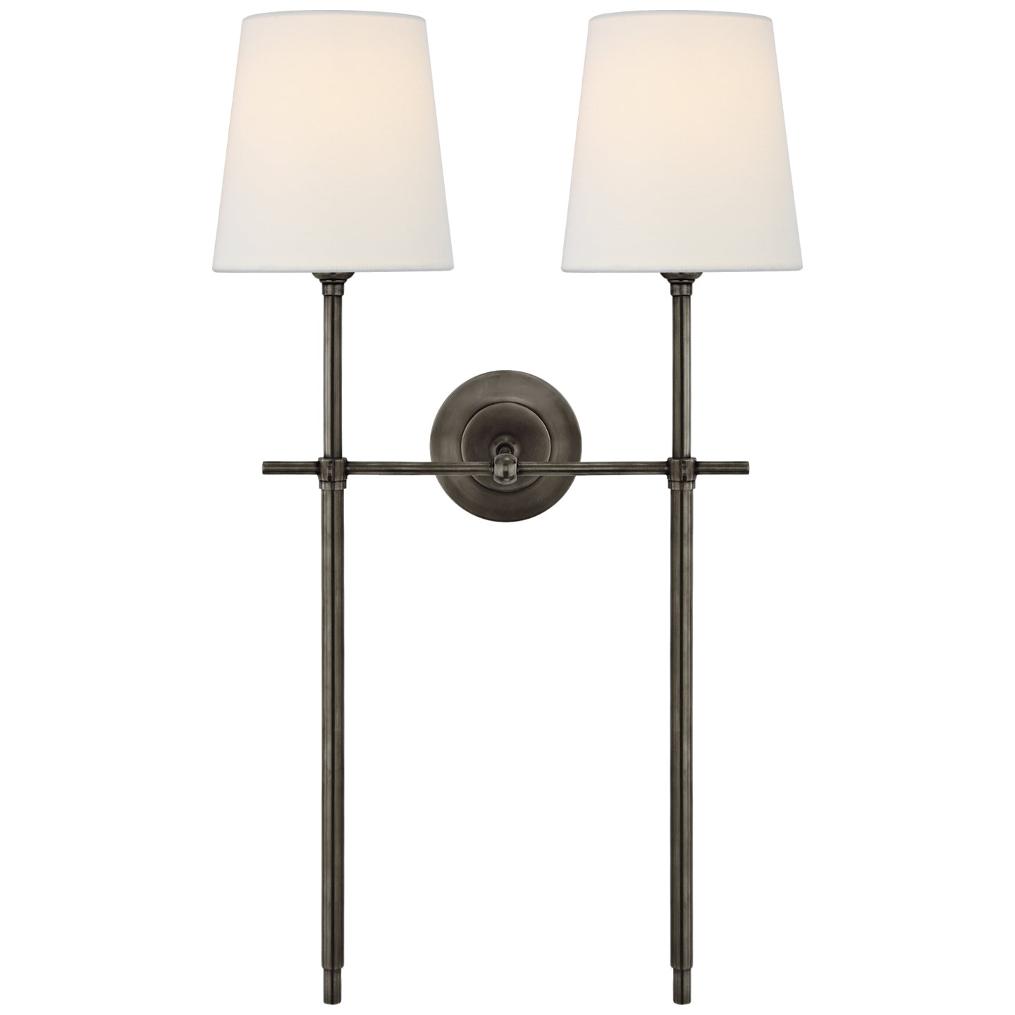 Visual Comfort Signature - TOB 2025BZ-L - Two Light Wall Sconce - Bryant - Bronze