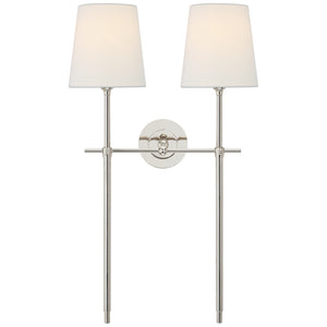 Visual Comfort Signature - TOB 2025PN-L - Two Light Wall Sconce - Bryant - Polished Nickel