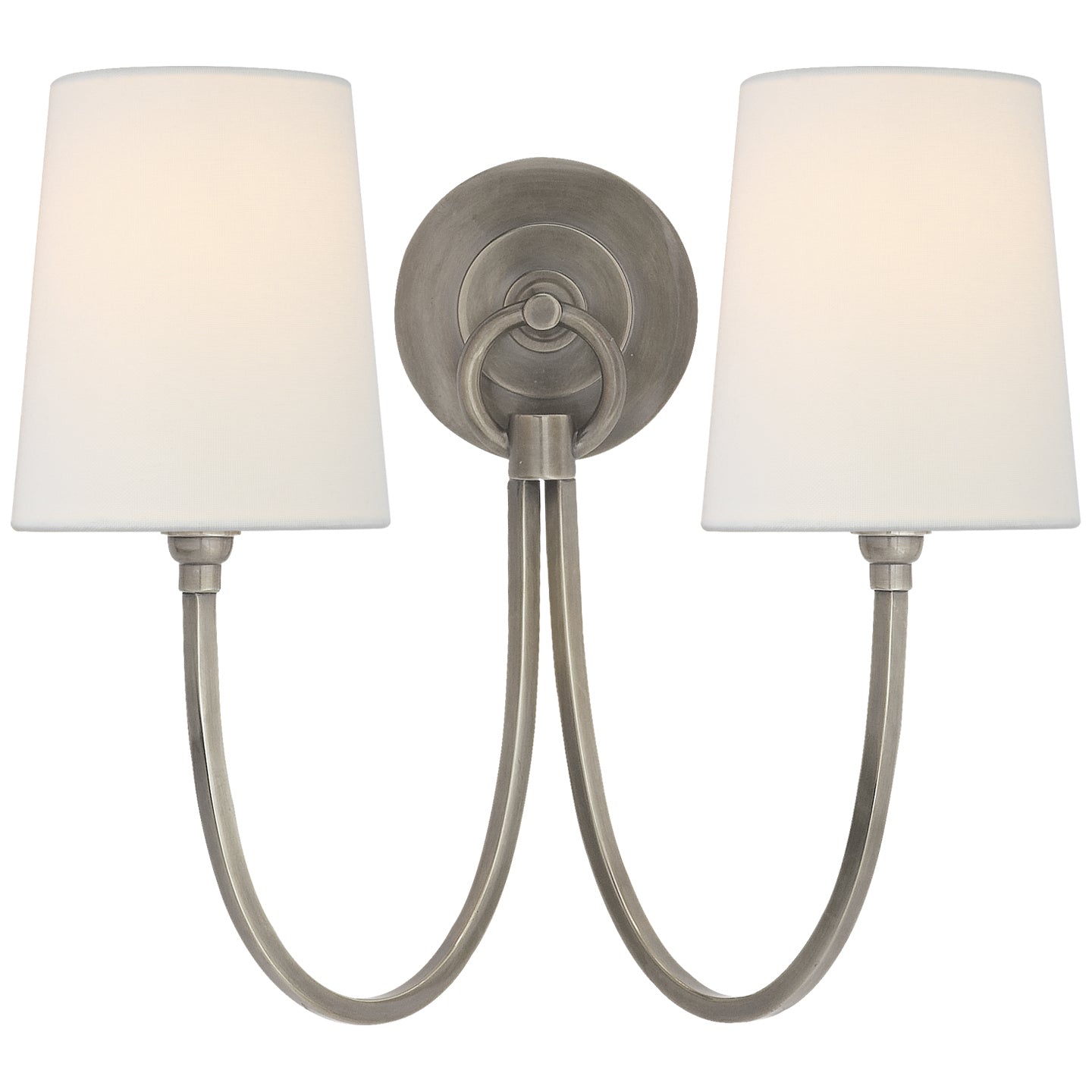 Visual Comfort Signature - TOB 2126AN-L - Two Light Wall Sconce - Reed - Antique Nickel