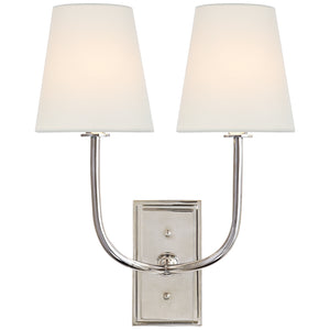 Visual Comfort Signature - TOB 2191PN-L - Two Light Wall Sconce - Hulton - Polished Nickel