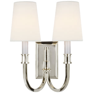 Visual Comfort Signature - TOB 2328PN-L - Two Light Wall Sconce - Modern Library - Polished Nickel