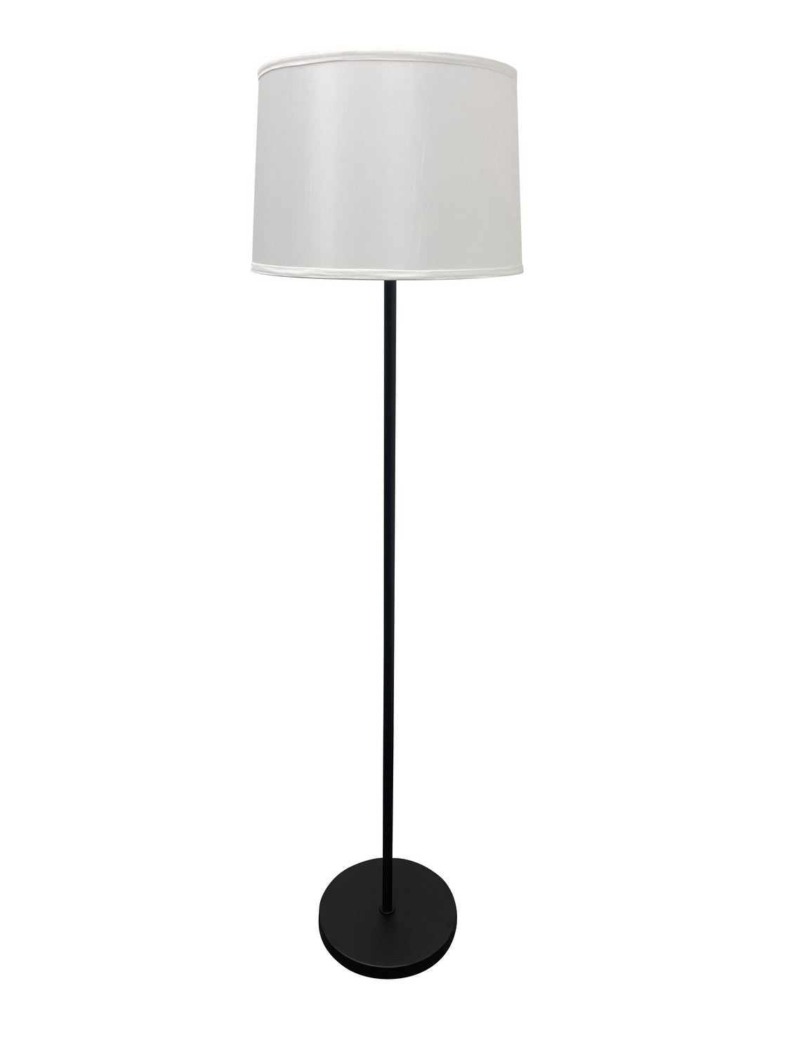 House of Troy - S500-BLKSN - One Light Floor Lamp - Sawyer - Black/Satin Nickel