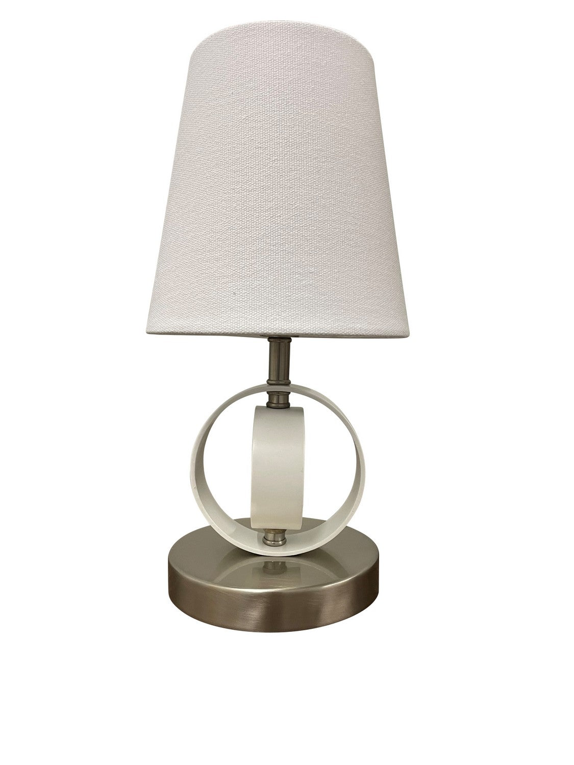 House of Troy - B209-SN/WT - One Light Accent Lamp - Bryson - Satin Nickel/White