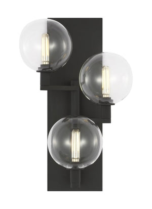 Visual Comfort Modern - 700WSGMBTCB-LED927 - LED Wall Sconce - Gambit - Nightshade Black