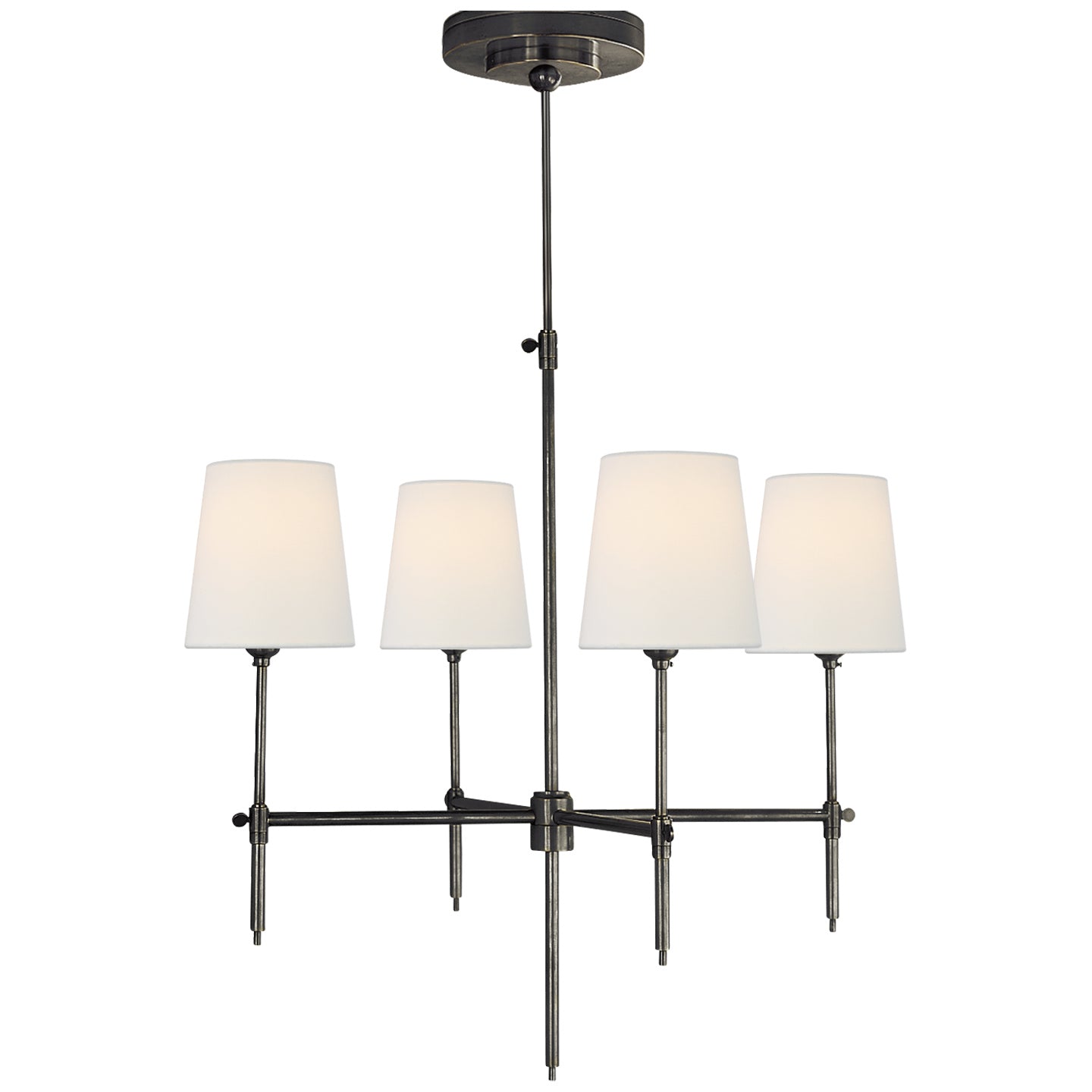 Visual Comfort Signature - TOB 5002BZ-L - Four Light Chandelier - Bryant - Bronze