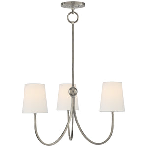 Visual Comfort Signature - TOB 5009AN-L - Three Light Chandelier - Reed - Antique Nickel