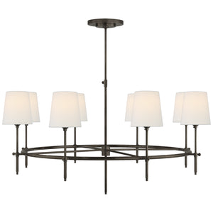 Visual Comfort Signature - TOB 5024BZ-L - Eight Light Chandelier - Bryant - Bronze