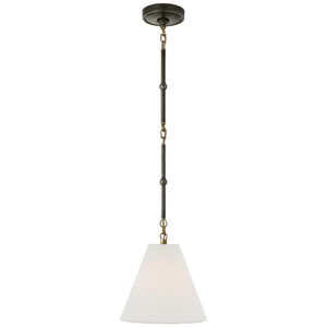 Visual Comfort Signature - TOB 5089BZ/HAB-L - One Light Hanging Lantern - Goodman - Bronze with Antique Brass