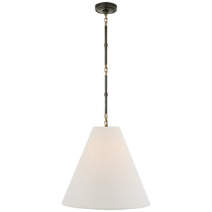 Visual Comfort Signature - TOB 5091BZ/HAB-L - One Light Hanging Lantern - Goodman - Bronze with Antique Brass