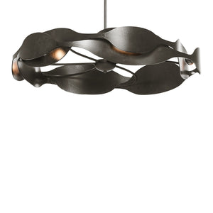 Hubbardton Forge - 132160-SKT-MULT-14 - Six Light Pendant - Waves - Oil Rubbed Bronze