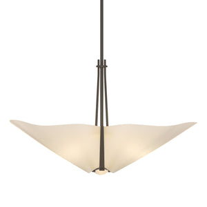 Hubbardton Forge - 133303-SKT-MULT-07-SH1994 - Three Light Pendant - Kirigami - Dark Smoke