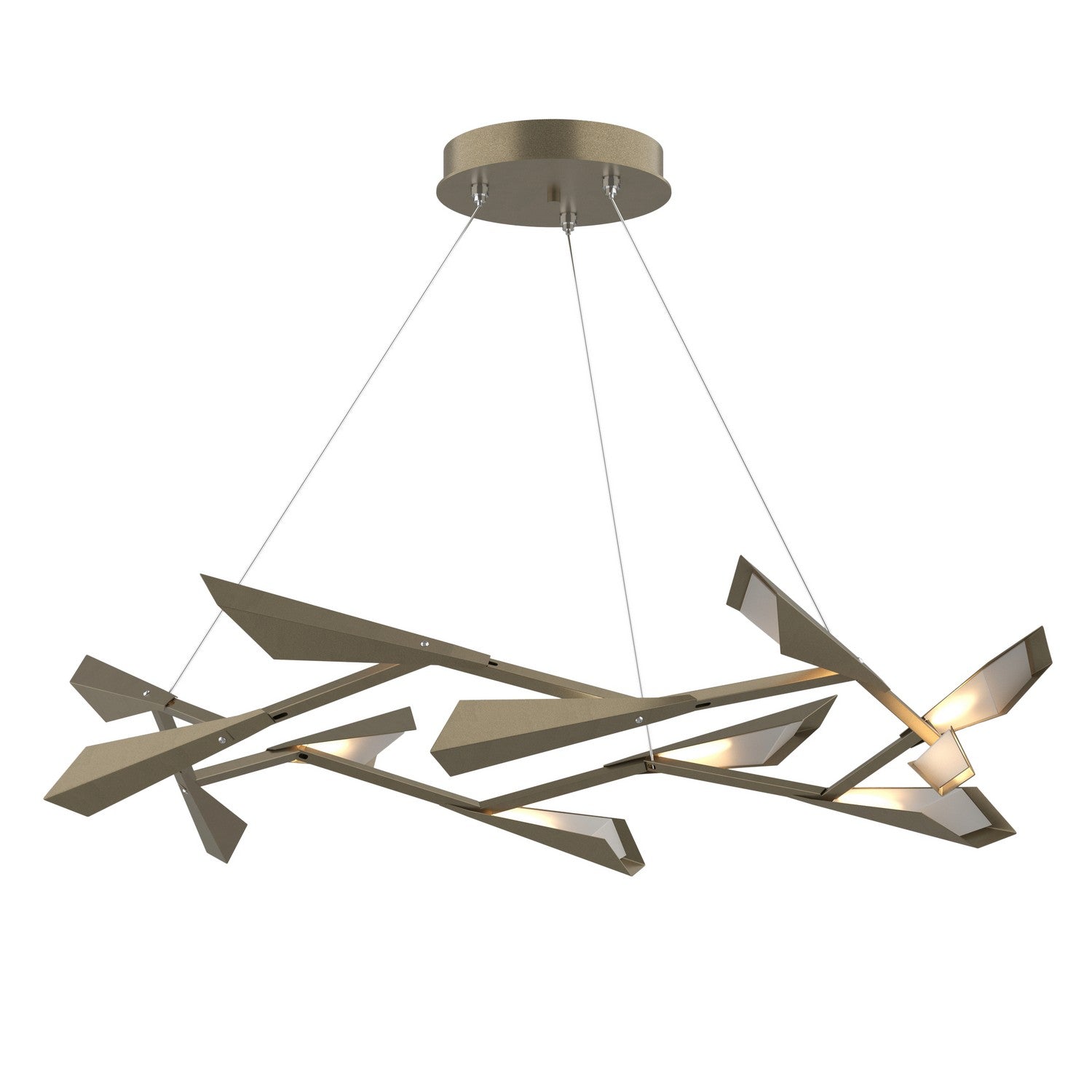 Hubbardton Forge - 135005-LED-STND-84 - LED Pendant - Quill - Soft Gold