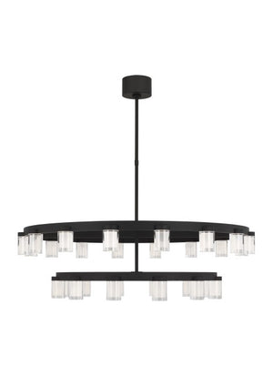 Visual Comfort Modern - KWCH19727B - LED Chandelier - Esfera - Nightshade Black