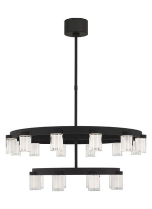 Visual Comfort Modern - KWCH19827B - LED Chandelier - Esfera - Nightshade Black