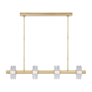 Visual Comfort Modern - KWLS20927CNB - LED Linear Chandelier - Laurel - Natural Brass