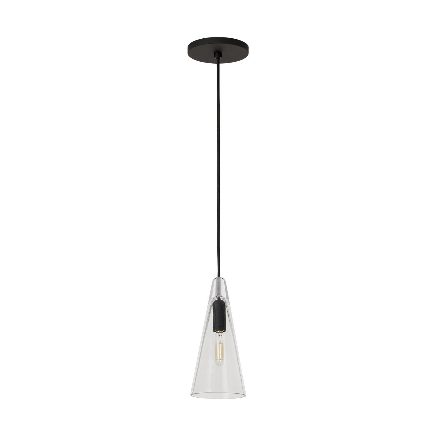 Visual Comfort Modern - SLPD281CB - One Light Pendant - Selina - Nightshade Black