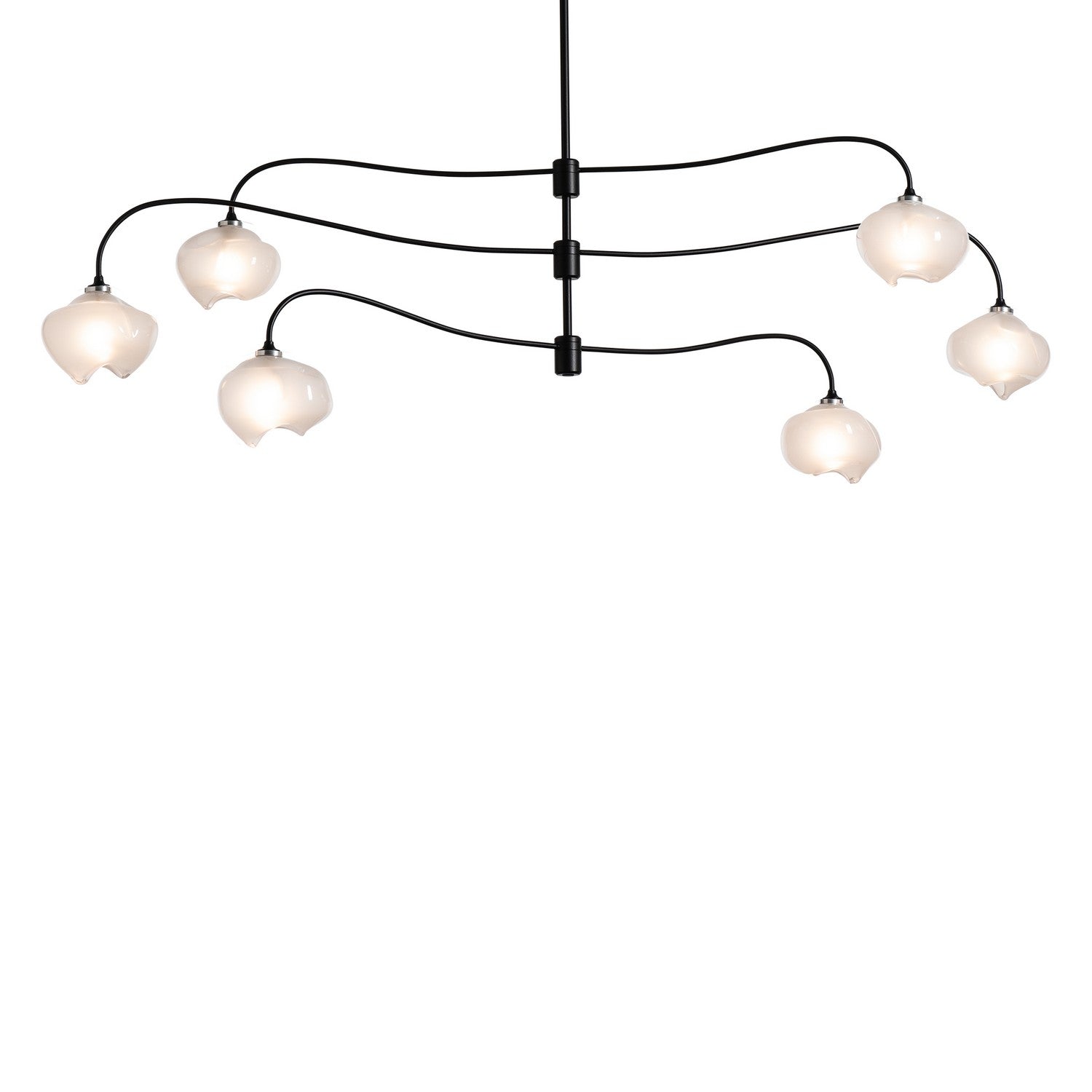 Hubbardton Forge - 136357-SKT-MULT-10-FD0710 - Six Light Pendant - Ume - Black