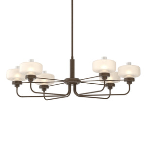Hubbardton Forge - 137840-SKT-MULT-05-WC0593 - Six Light Pendant - Nola - Bronze