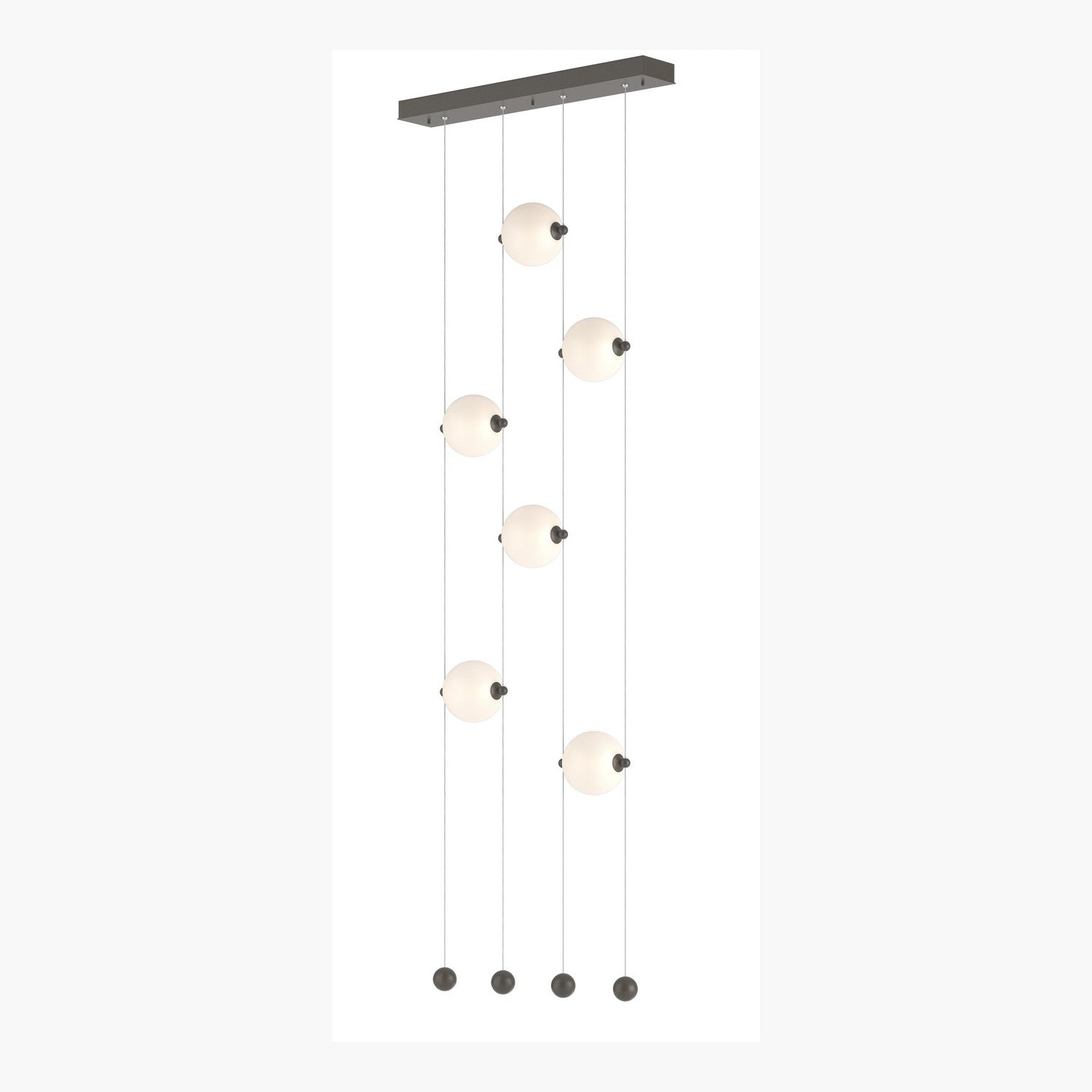 Hubbardton Forge - 139055-LED-STND-07-GG0668 - LED Pendant - Abacus - Dark Smoke