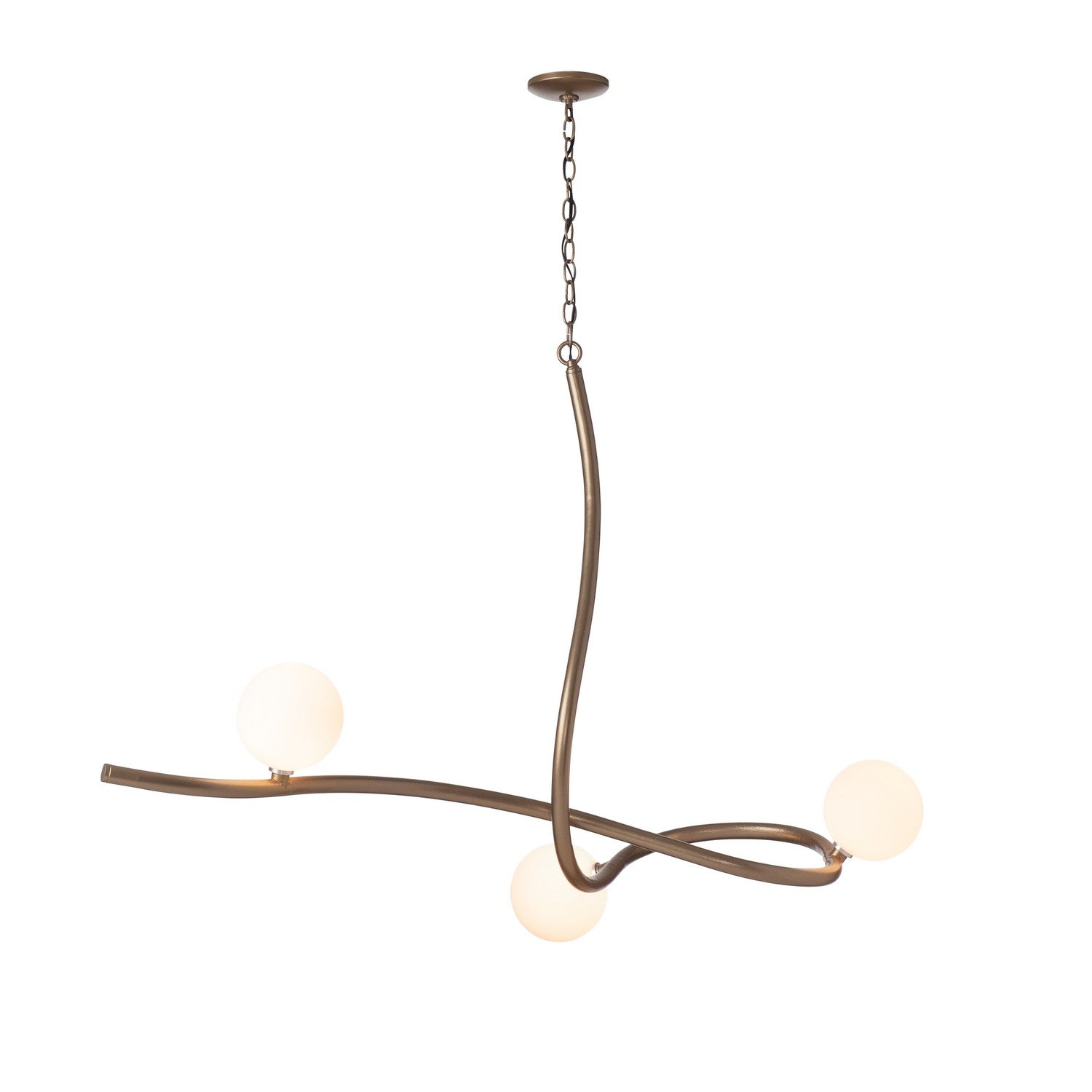 Hubbardton Forge - 139201-SKT-84-GG0677 - Three Light Pendant - Slide - Soft Gold